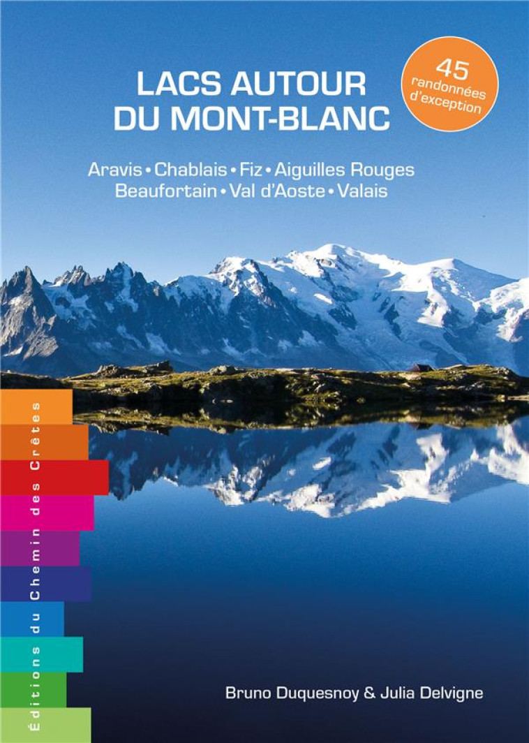 LACS AUTOUR DU MONT-BLANC 45 RANDONNEES D'EXCEPTION - ARAVIS - CHABLAIS - FIZ - AIGUILLES ROUGES - B - B. DUQUESNOY - J. DE - CHEMIN CRETES