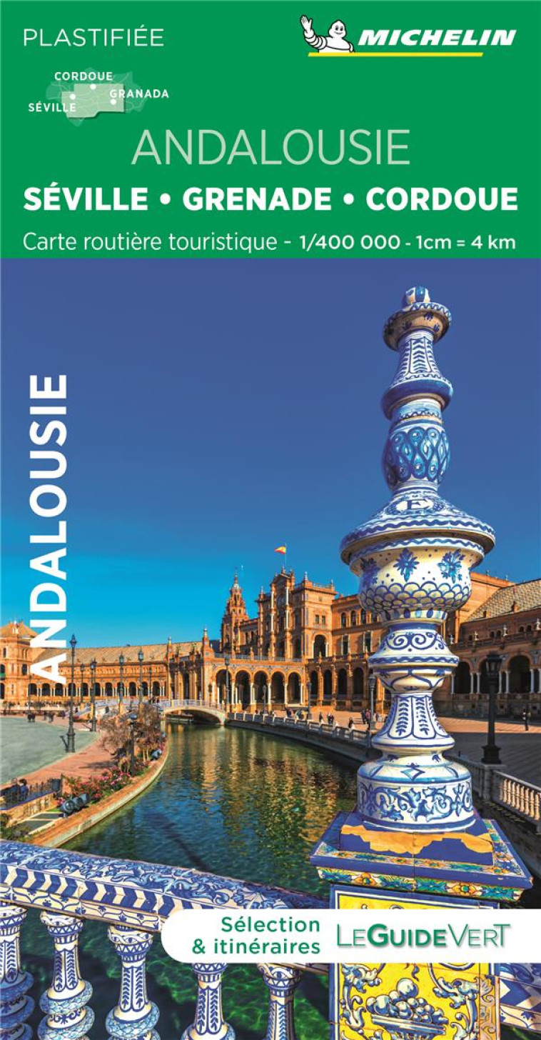 CARTE ROUTIÈRE ET TOURISTIQUE ANDALOUSIE - XXX - MICHELIN