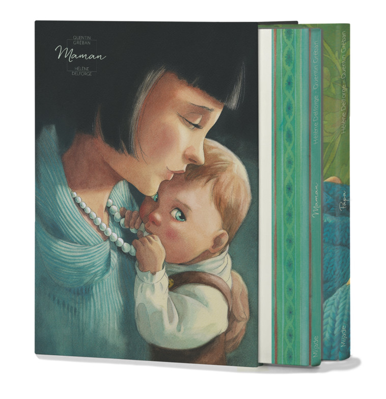 Coffret  Maman et Papa - Hélène Delforge, Quentin Greban - MIJADE