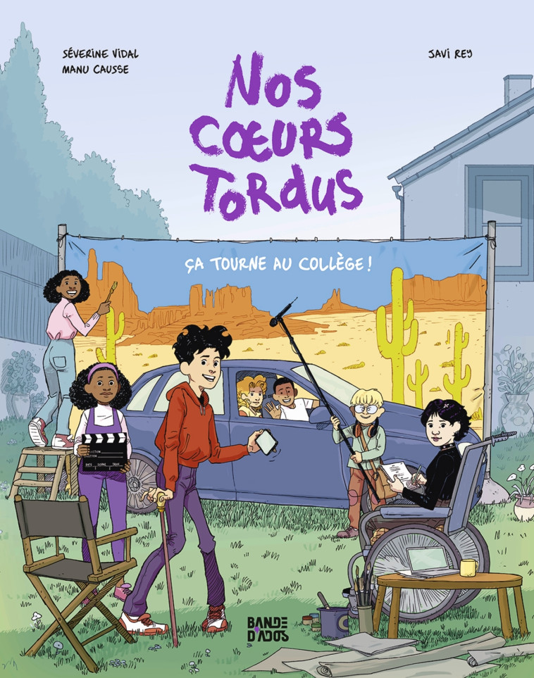 Nos coeurs tordus, Tome 01 - Séverine Vidal, Javier Rey Calatayud, MANU CAUSSE MANU CAUSSE - BANDE D ADOS