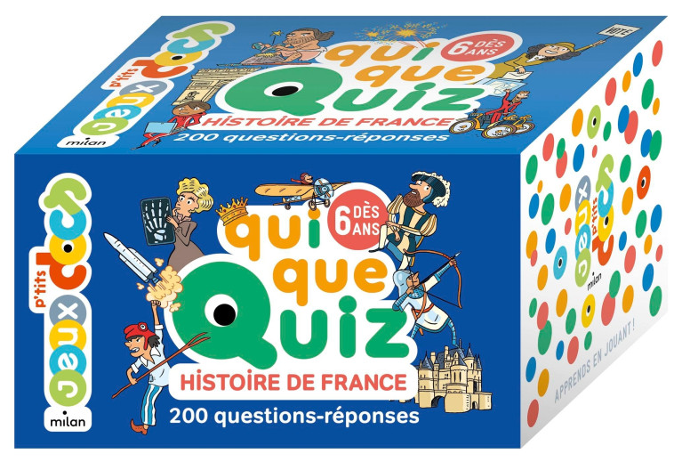 Quiquequiz Histoire de France - Laureen Bouyssou, Laurent Audouin - MILAN