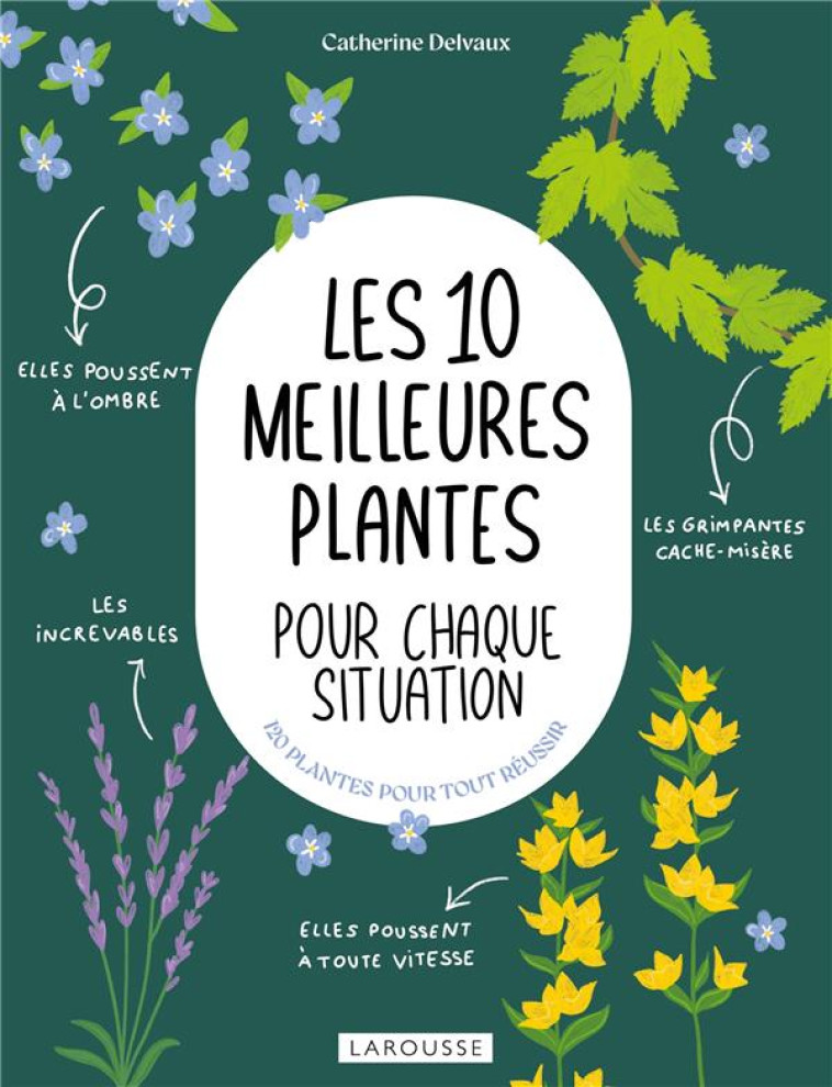 LES 10 MEILLEURES PLANTES POUR CHAQUE SITUATION - CATHERINE DELVAUX - LAROUSSE