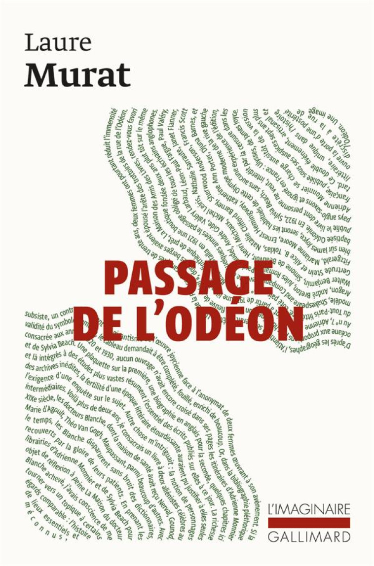 PASSAGE DE L'ODÉON - LAURE MURAT - GALLIMARD