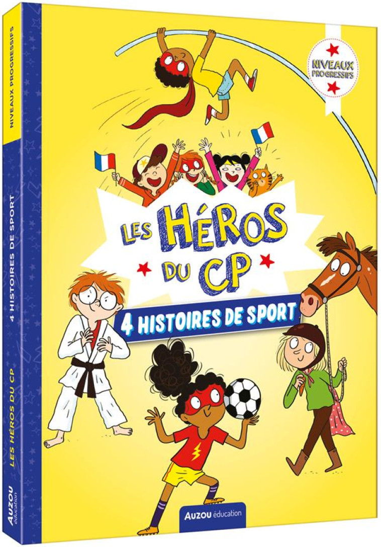 LES HÉROS DU CP - 4 HISTOIRES DE SPORT - ERIC MONTIGNY - PHILIPPE AUZOU