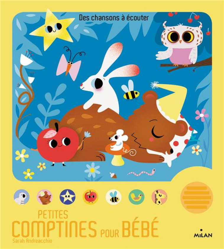 PETITES COMPTINES POUR BÉBÉ - ANDREACCHIO SARAH - BD Kids