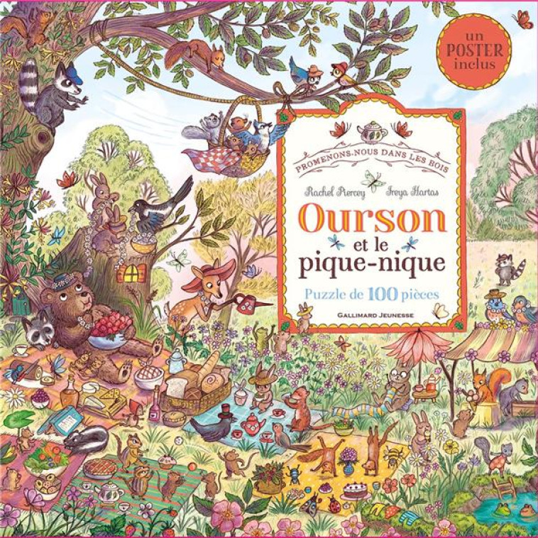 PROMENONS-NOUS DANS LES BOIS - OURSON ET LE PIQUE-NIQUE - RACHEL PIERCEY - GALLIMARD