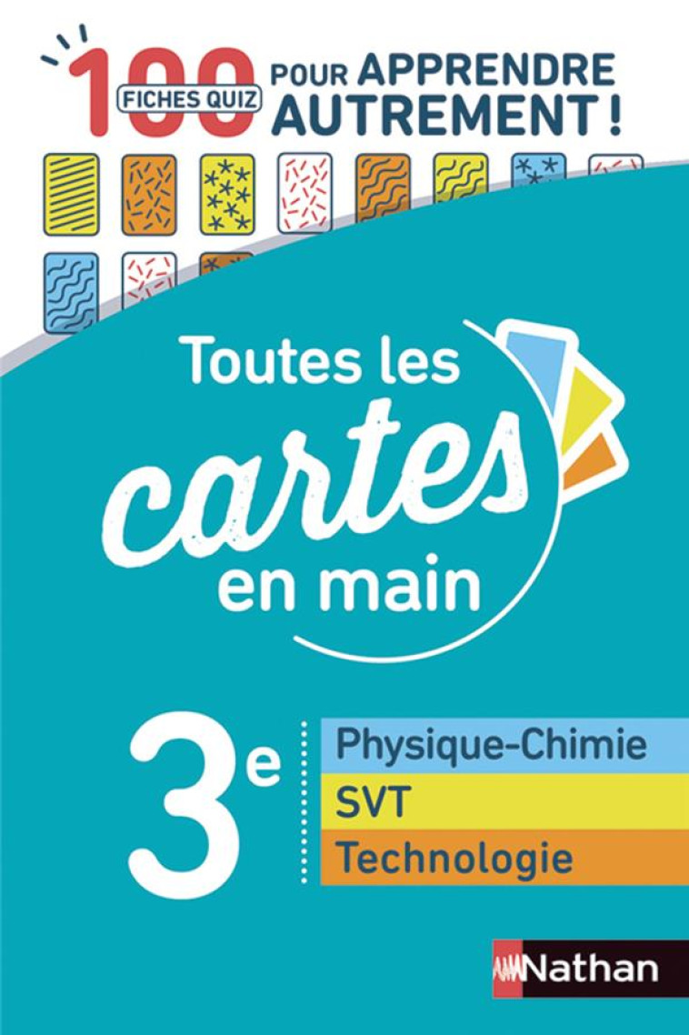 TOUTES LES CARTES EN MAIN PHYSIQUE-CHIMIE SVT TECHNOLOGIE 3E - DUFROS/SAULZE - CLE INTERNAT