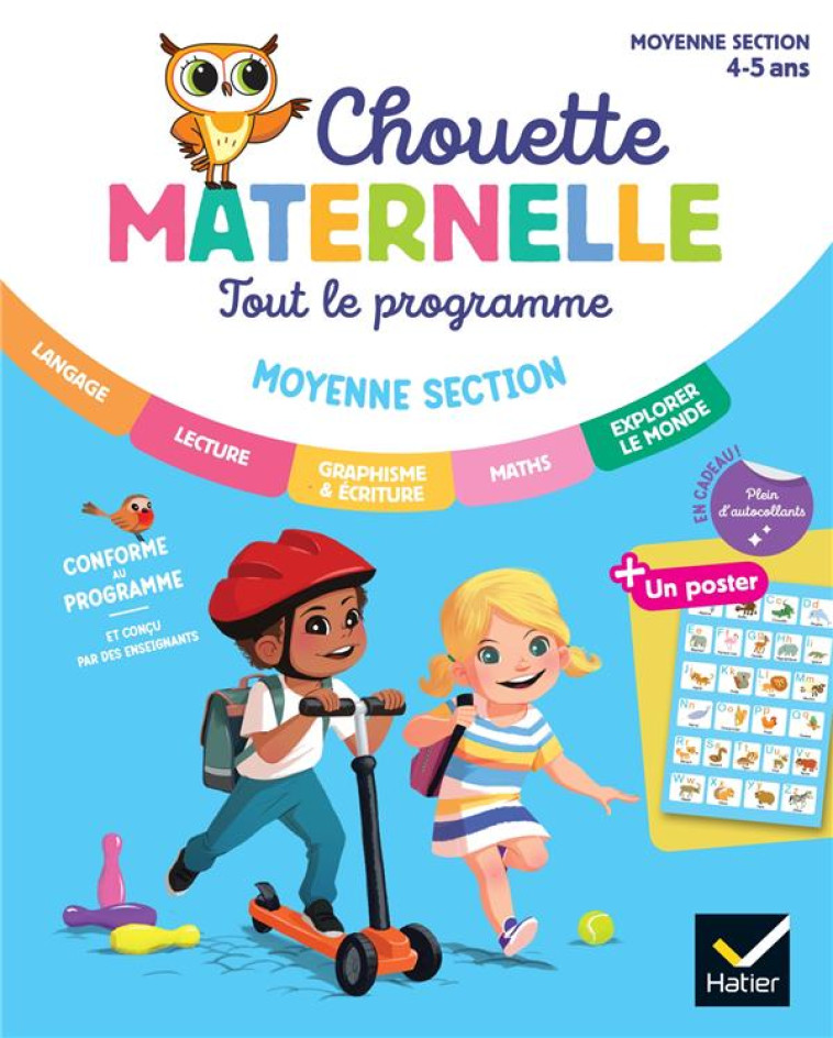 MATERNELLE TOUT LE PROGRAMME MS - 4 ANS - CHRISTINE PONCHON - HATIER SCOLAIRE