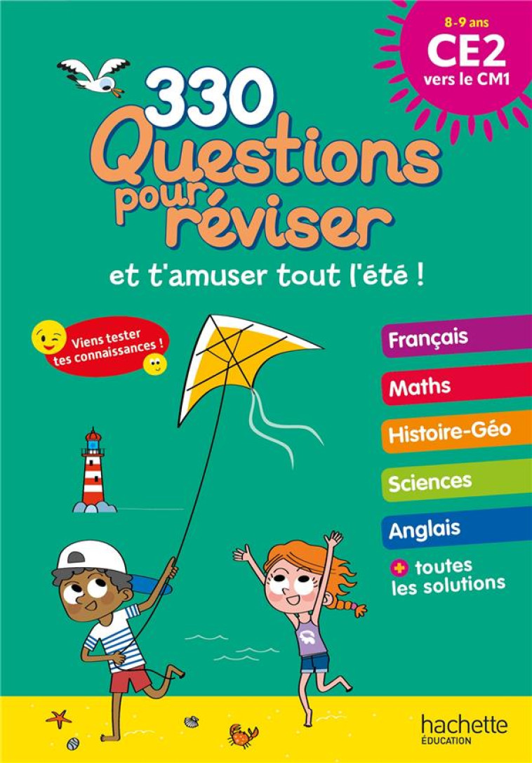 QUESTIONS POUR RÉVISER - DU CE2 AU CM1 - CAHIER DE VACANCES 2024 - LOIC AUDRAIN - HACHETTE