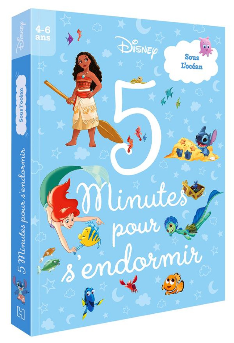 DISNEY - 5 MINUTES POUR S'ENDORMIR (4-6 ANS) - SOUS L'OCÉAN - XXX - HACHETTE