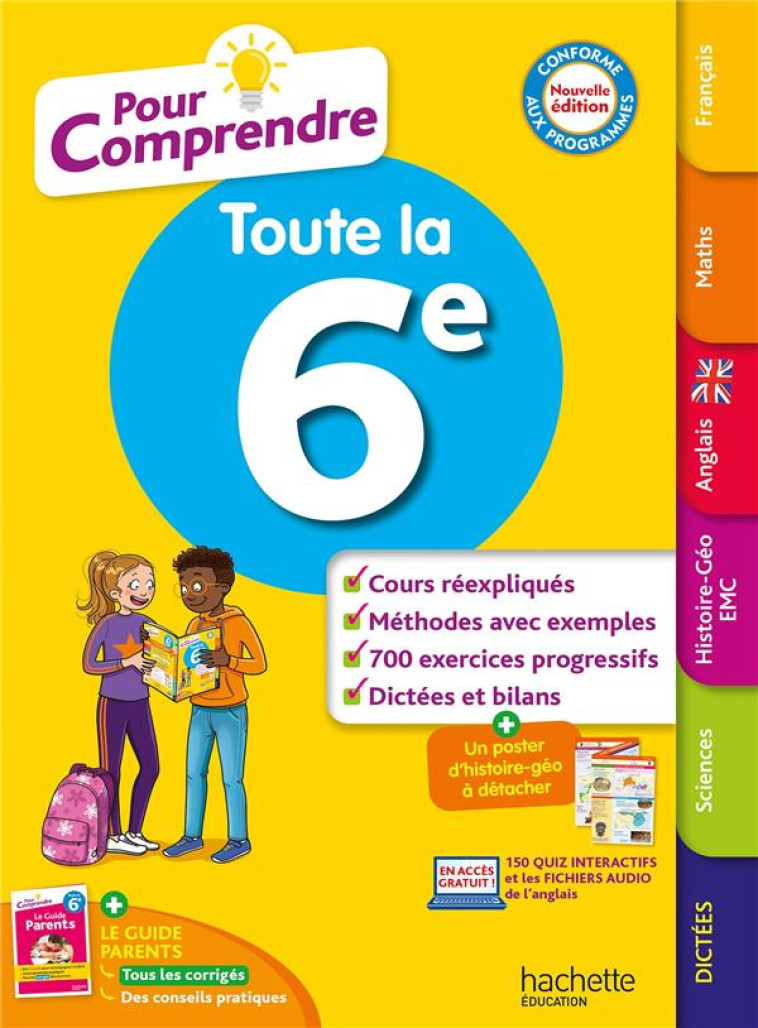 POUR COMPRENDRE TOUTE LA 6E - MALORIE GORILLOT - HACHETTE