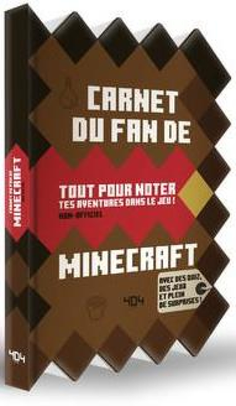 CARNET DU FAN DE MINECRAFT - MARIE COUTELLIER - NC