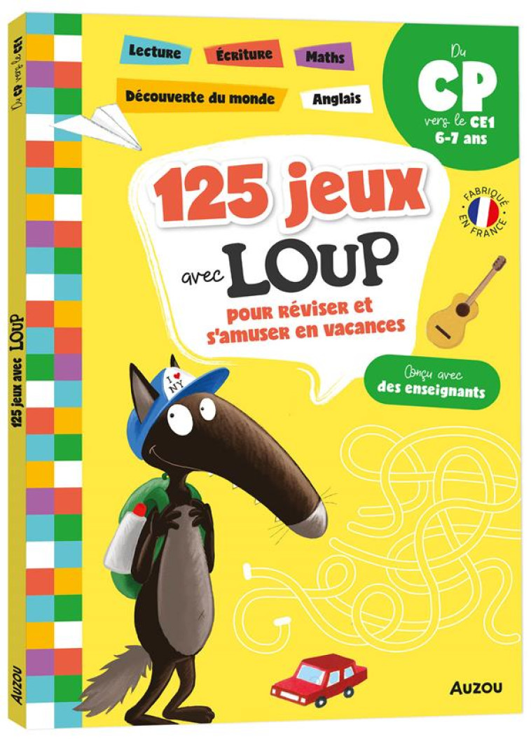 125 JEUX AVEC LOUP DU CP AU CE1 - ORIANNE LALLEMAND - PHILIPPE AUZOU