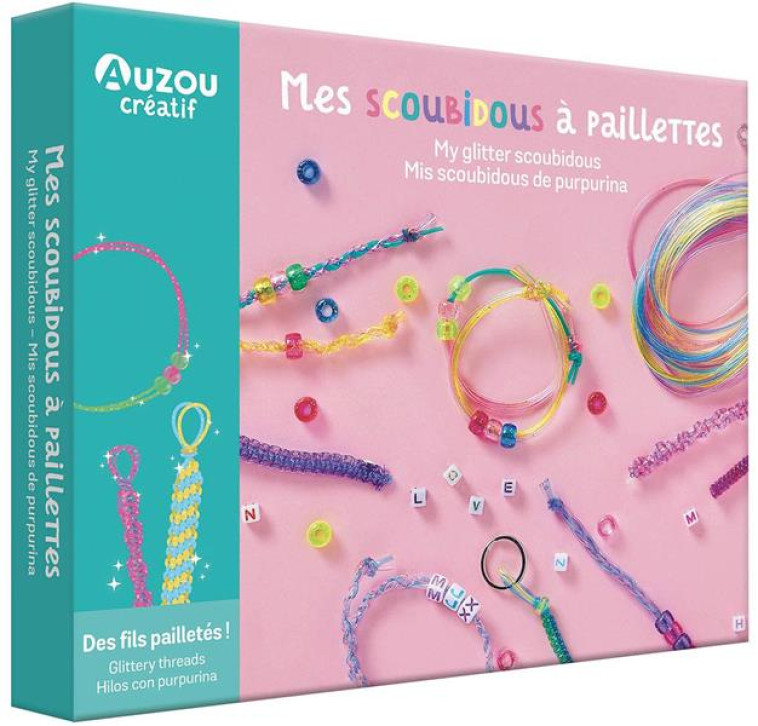 MON COFFRET D'ARTISTE - MES SCOUBIDOUS À PAILLETTES - GUESNE MAUDE - NC