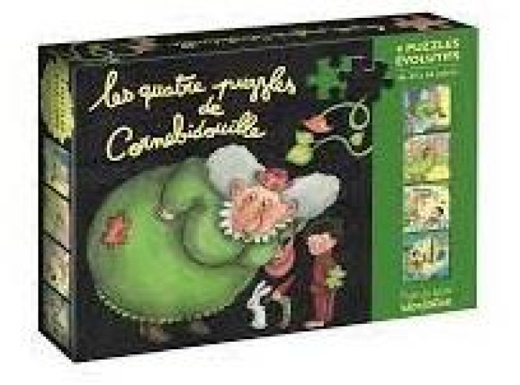 LES QUATRE PUZZLES ÉVOLUTIFS DE CORNEBIDOUILLE - PIERRE BERTRAND - NC