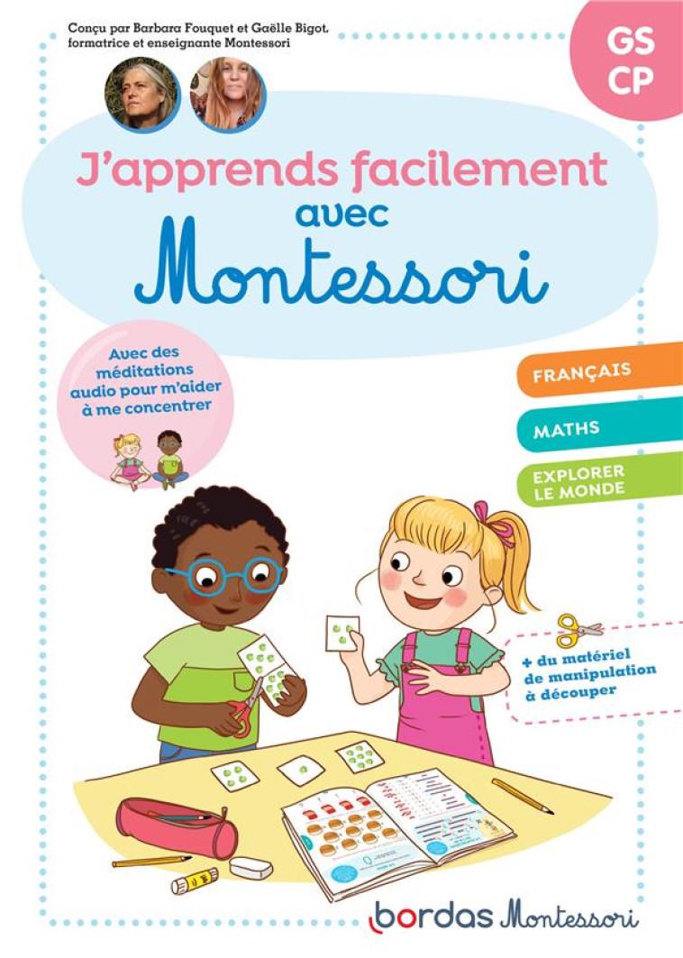 J'APPRENDS FACILEMENT AVEC MONTESSORI GS-CP - BARBARA FOUQUET - BORDAS