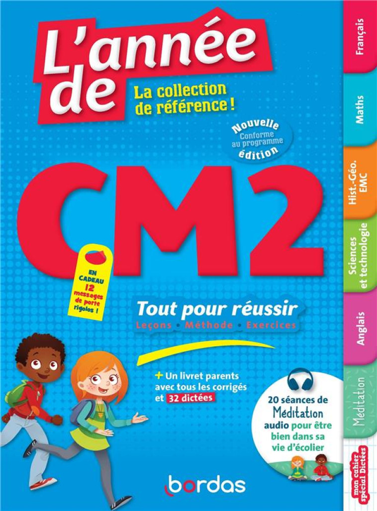 L'ANNÉE DE CM2 TOUT POUR RÉUSSIR - COLLECTIF - BORDAS