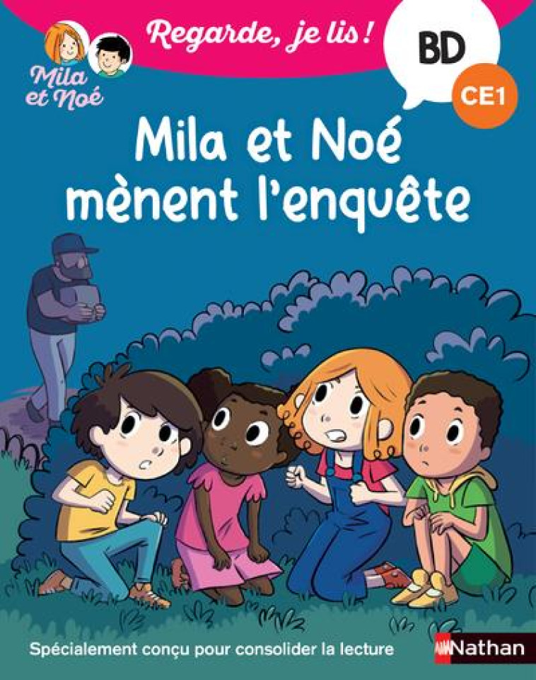 REG JE LIS ! BD MILA ET NOÉ MÈNENT L'ENQUÊTE (CE1) - ERIC BATTUT - CLE INTERNAT