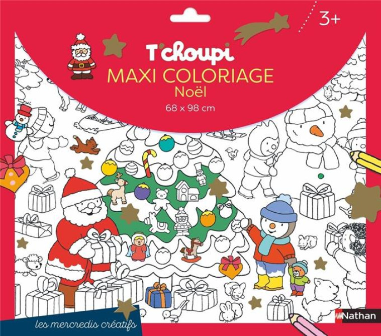 T'CHOUPI MAXI COLORIAGE NOËL - COURTIN THIERRY - NC