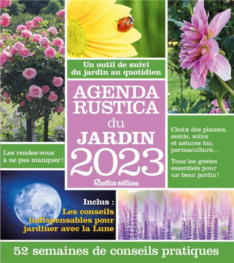 AGENDA RUSTICA DU JARDIN 2023 - ELGER ROBERT - RUSTICA