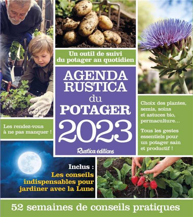 AGENDA RUSTICA DU POTAGER 2023 - ELGER ROBERT - RUSTICA