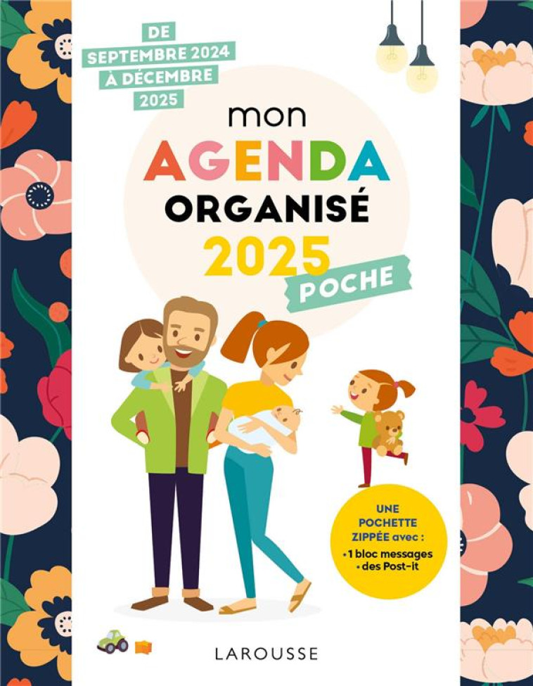 MON AGENDA ORGANISÉ 2025 - POCHE - XXX - NC