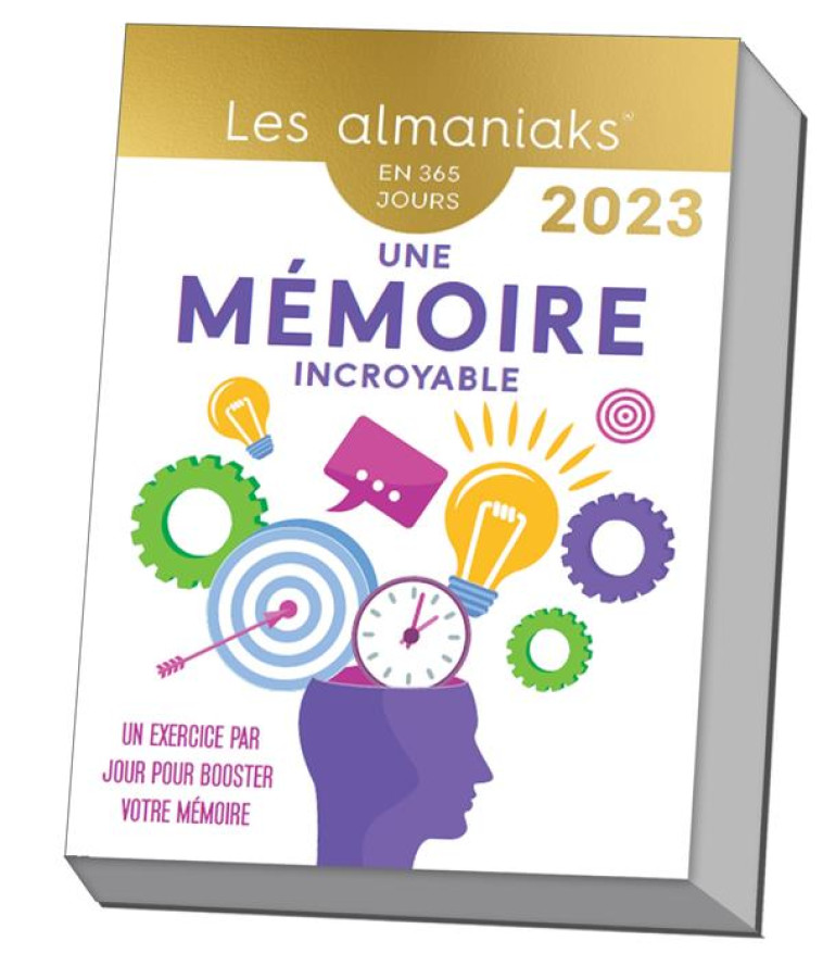 CALENDRIER ALMANIAK UNE MEMOIRE INCROYABLE EN 365 JOURS 2023 : 1 EXERCICE PAR JOUR POUR S'ENTRAINER - CAUDAL/MASSON - 365 PARIS