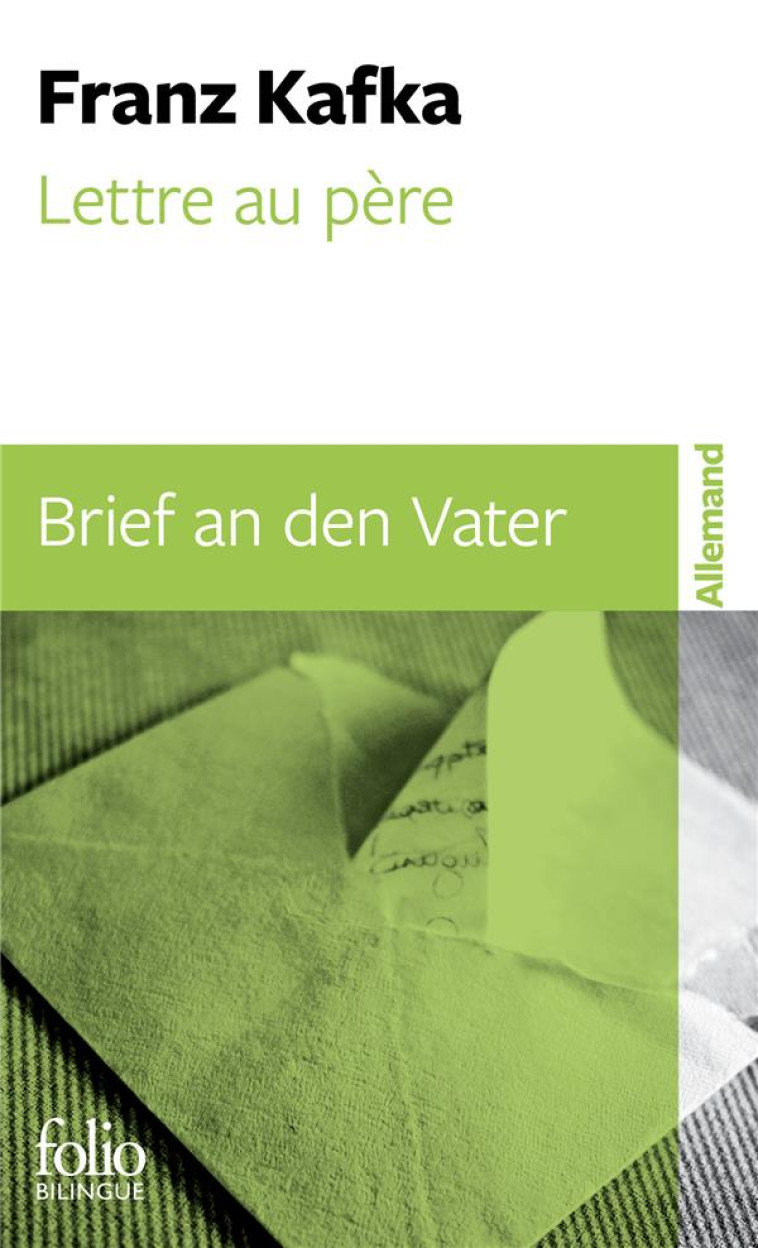 LETTRE AU PÈRE/BRIEF AN DEN VATER - FRANZ KAFKA - GALLIMARD