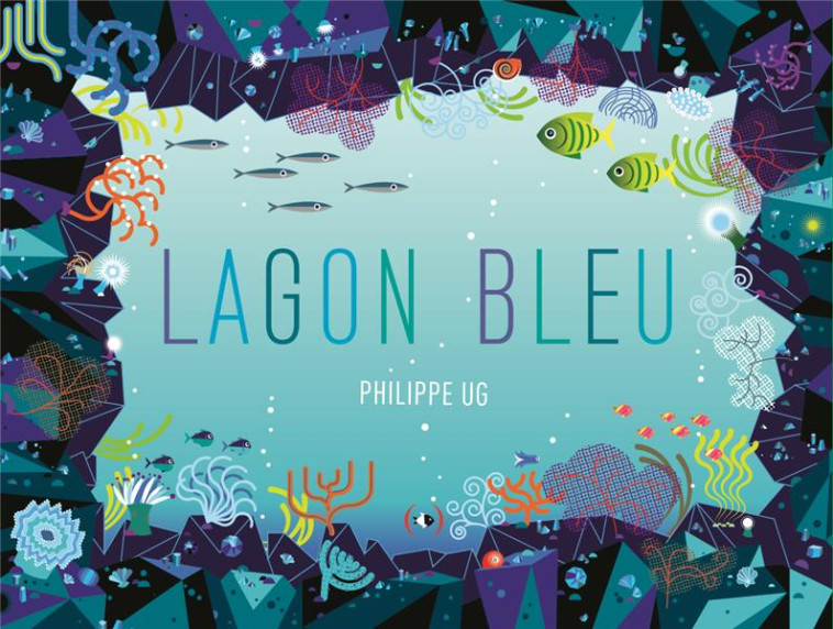 LAGON BLEU - CARROUSEL DE 5 DECORS ANIMES + 1 LIVRET JEU - UG PHILIPPE - GRANDES PERSONN