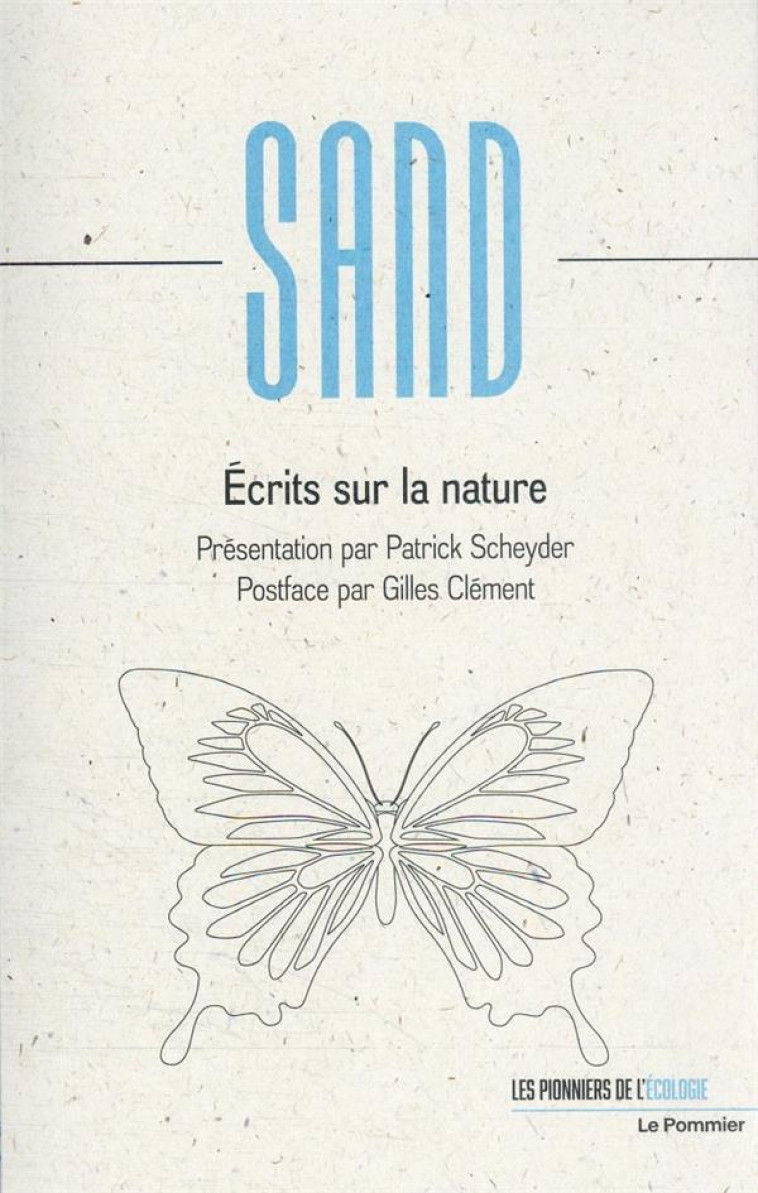 ÉCRITS SUR LA NATURE - GEORGE SAND - POMMIER