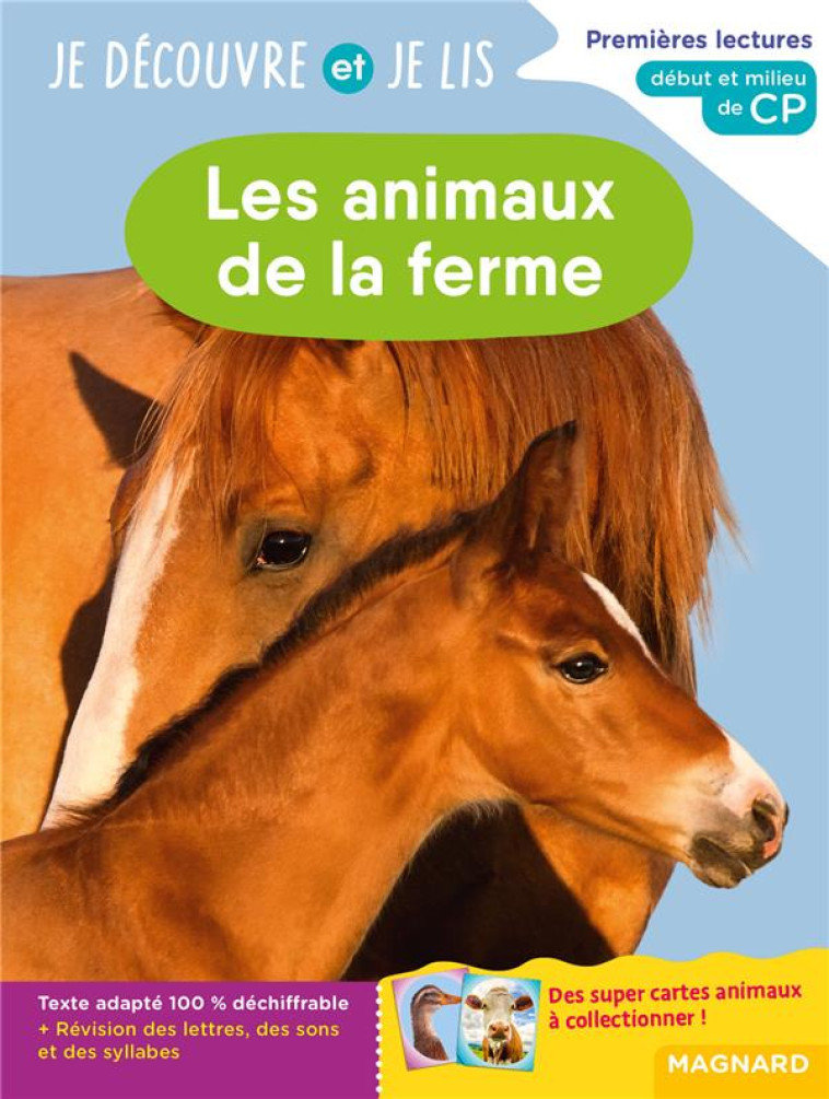 JE DÉCOUVRE ET JE LIS CP - LES ANIMAUX DE LA FERME - MICHEL RENAUD - MAGNARD