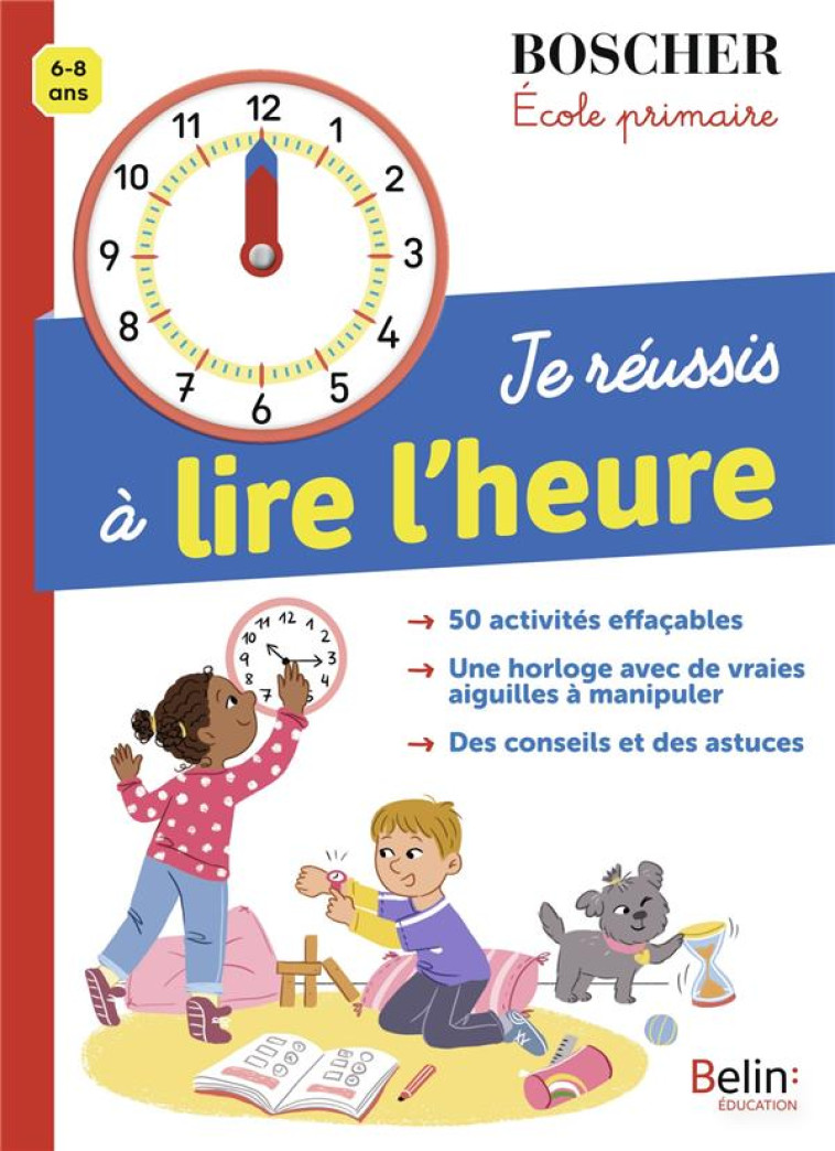 JE RÉUSSIS À LIRE L'HEURE - MARIE-CHRISTINE RACHAS - BELIN