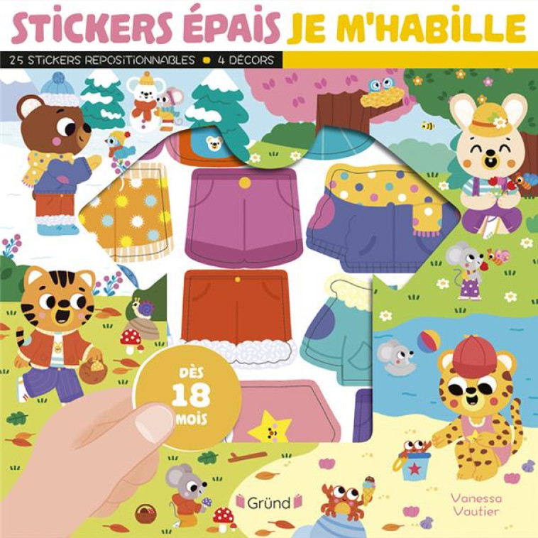 STICKERS ÉPAIS - JE M'HABILLE - VAUTIER VANESSA - NC