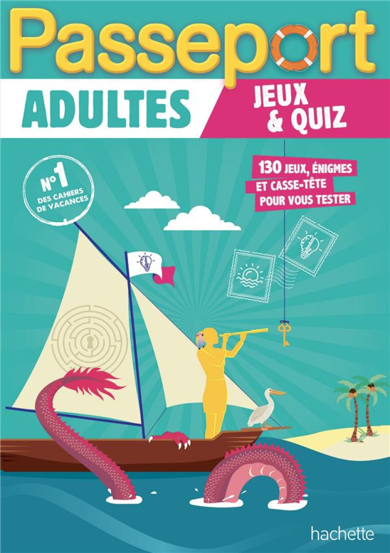 PASSEPORT ADULTES - JEUX ET QUIZ - CAHIER DE VACANCES 2024 - GABRIELLI - HACHETTE