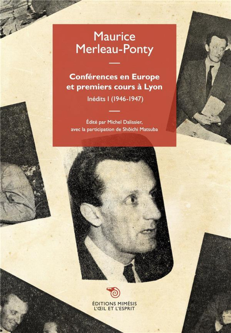 CONFÉRENCES EN EUROPE ET PREMIERS COURS À LYON - MAURICE MERLEAU-PONTY - NC