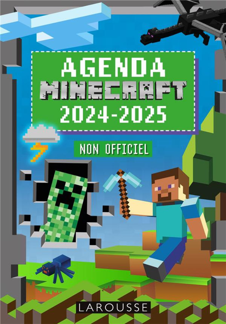 AGENDA SCOLAIRE MINECRAFT 2024-2025 - COLLECTIF - NC