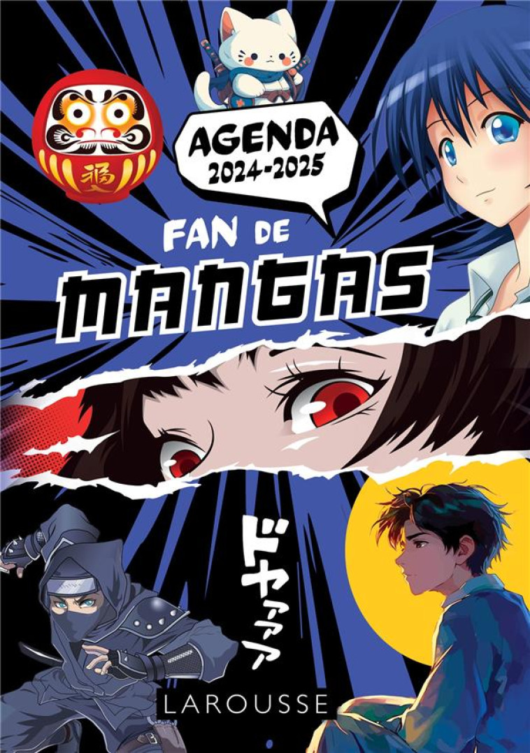 AGENDA SCOLAIRE MANGAS 2024-2025 - COLLECTIF - NC