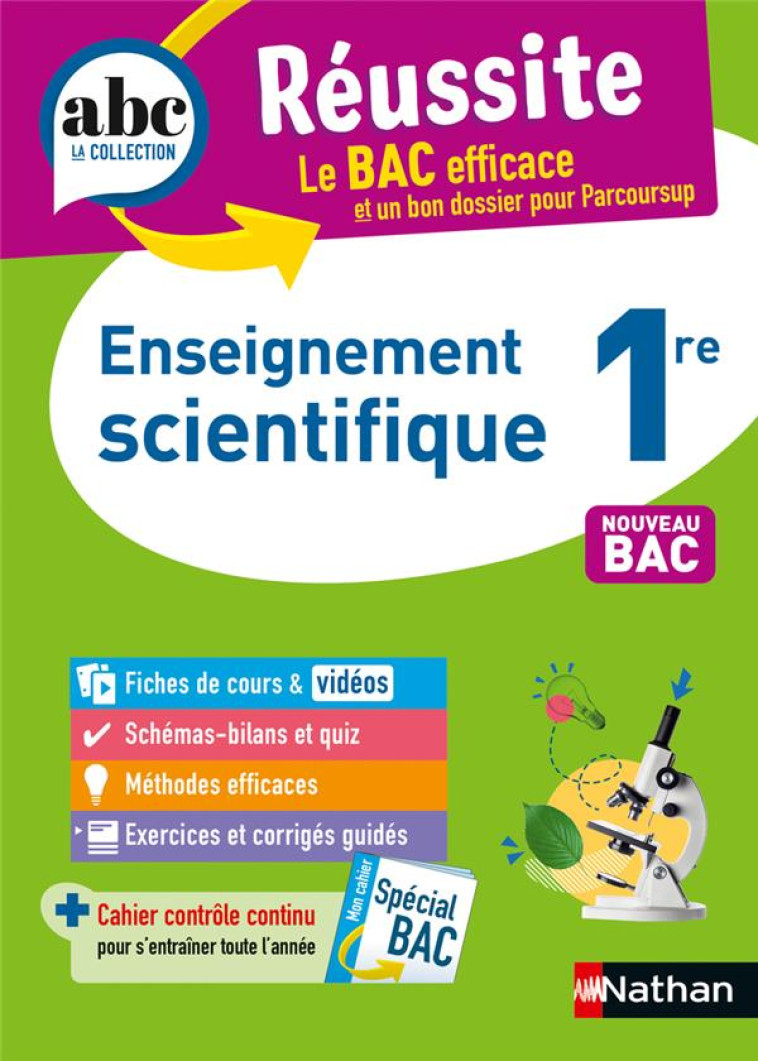 ABC RÉUSSITE ENSEIGNEMENT SCIENTIFIQUE 1RE - KARINE MARTEAU-BAZOUNI - CLE INTERNAT