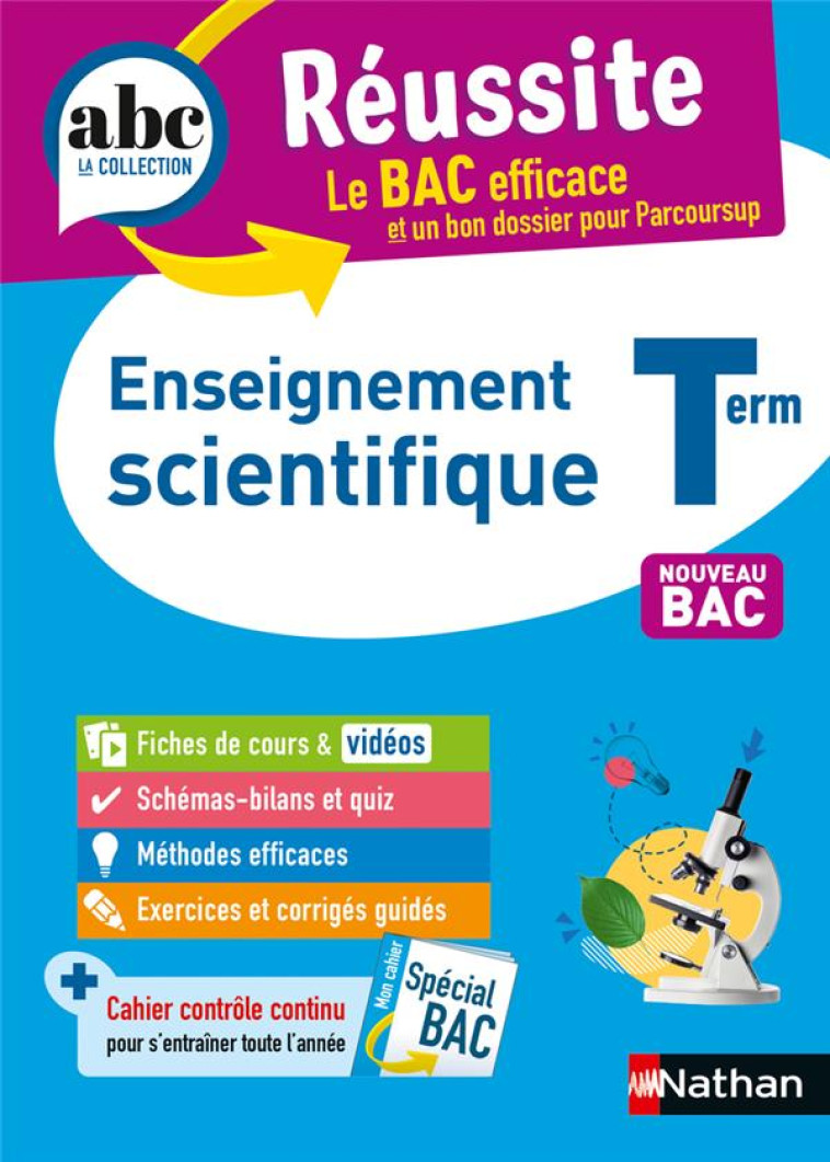 ABC DU BAC RÉUSSITE ENSEIGNEMENT SCIENTIFIQUE TERMINALE - CLAUDINE GASTON - CLE INTERNAT