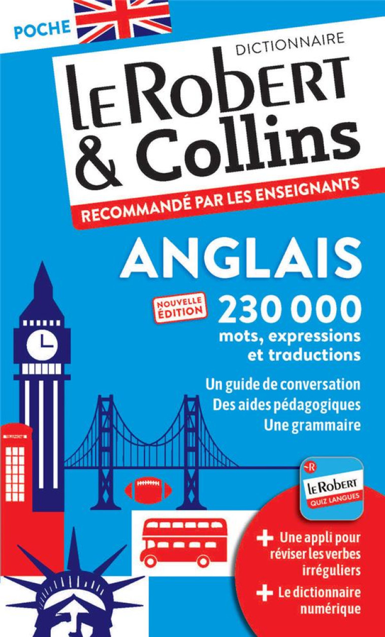 LE ROBERT & COLLINS POCHE ANGLAIS - COLLECTIF - LE ROBERT