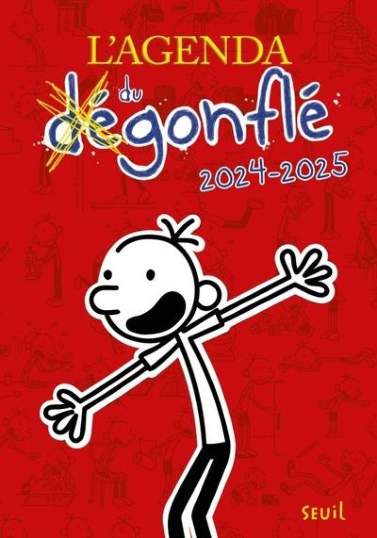 L'AGENDA DU DÉGONFLÉ 2024-2025 - JEFF KINNEY - NC