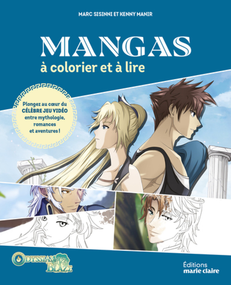 MANGAS À COLORIER ET À LIRE - ODYSSIAN BLAZE - KENNY MANIR - NC