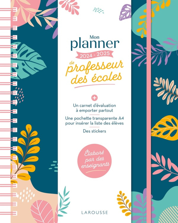 MON PLANNER DE PROFESSEUR DES ÉCOLES - 2024-2025 - MAITRESSE P - NC