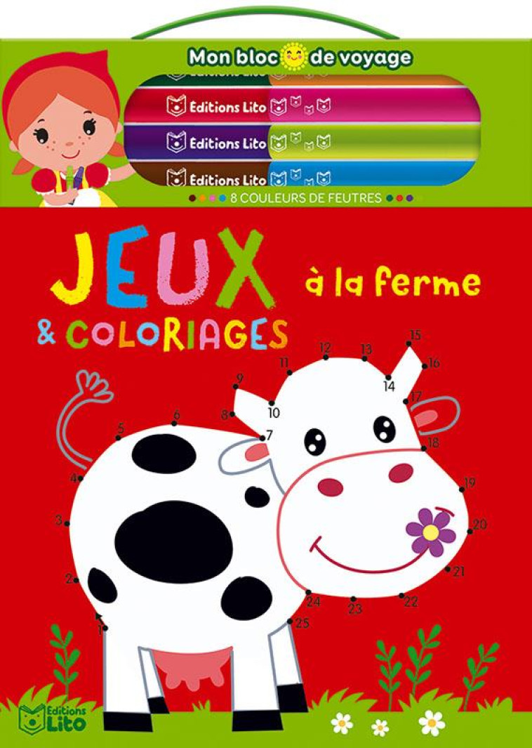 MON BLOC VOYAGE JEU COLO FERME - XXX - LITO