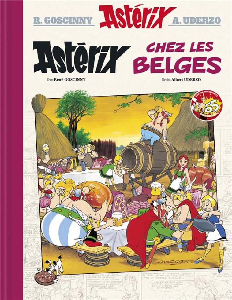 ASTÉRIX CHEZ LES BELGES N°24 - ÉDITION LUXE - 65 ANS ASTÉRIX - ALBERT UDERZO - HACHETTE