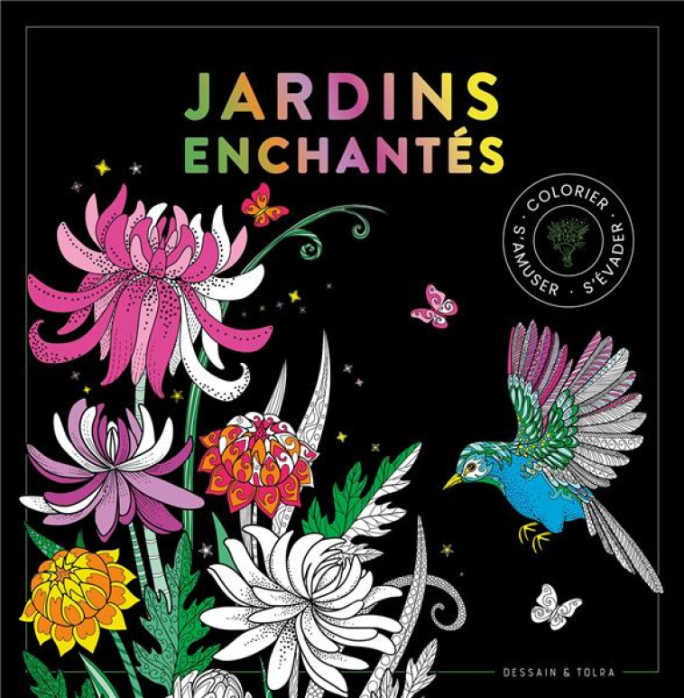 BLACK COLORIAGE - JARDINS ENCHANTÉS - XXX - PU SEPTENTRION