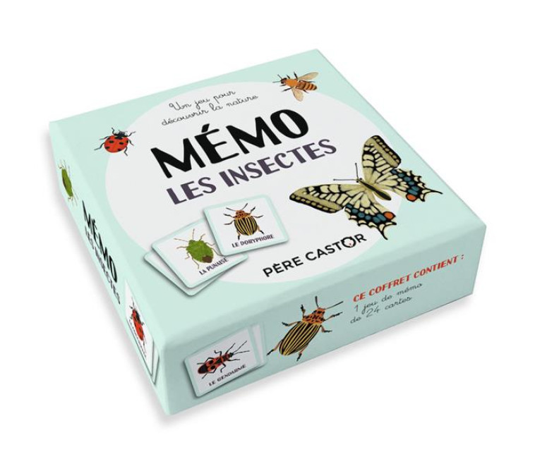 JEU DE MEMO - LES INSECTES DE MON JARDIN - RUEL ADELINE - NC