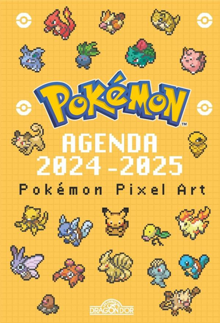 POKÉMON - AGENDA 2024-2025 - PIXELS - THE POKEMON COMPANY - NC