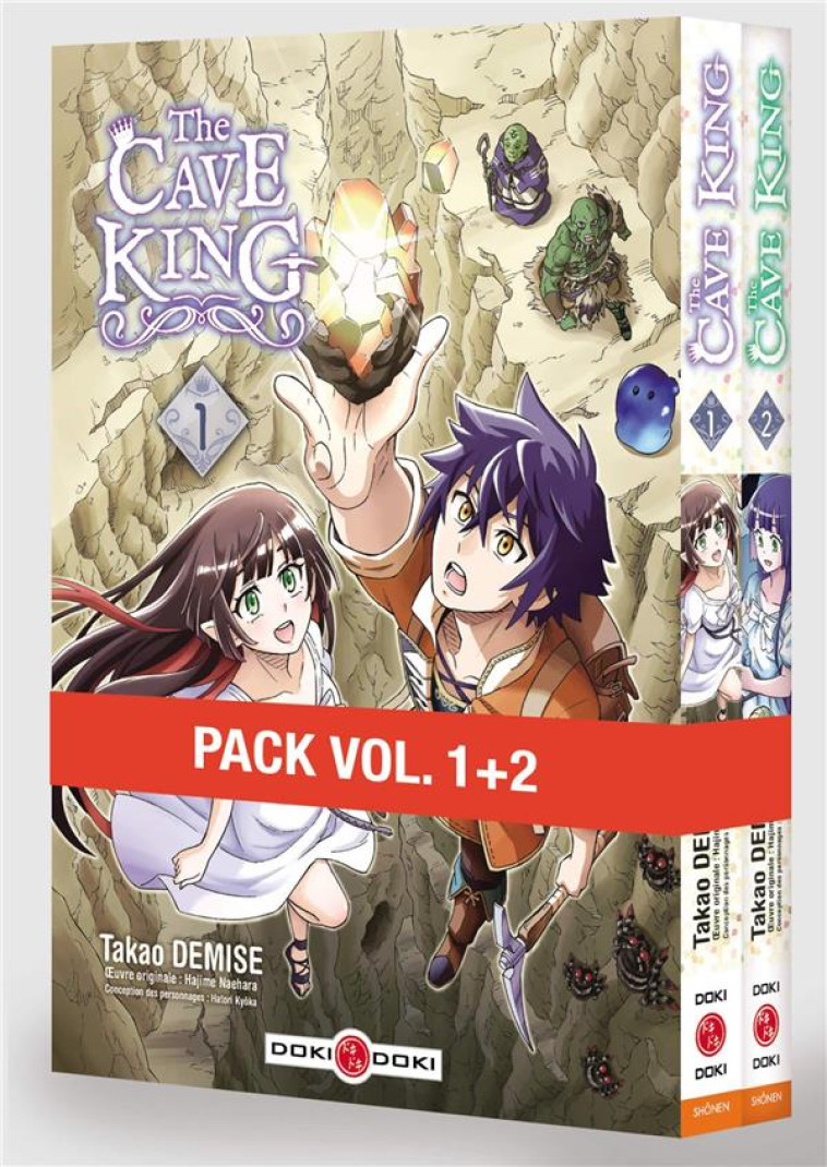 THE CAVE KING - PACK PROMO VOL. 01 ET 02 - ÉDITION LIMITÉE - NAEHARA/TAKAO - BAMBOO