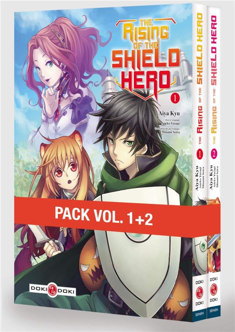 THE RISING OF THE SHIELD HERO - PACK PROMO VOL. 01 ET 02 - ÉDITION LIMITÉE - ANEKO/AIYA - BAMBOO